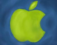 Logo Apple acquarellato