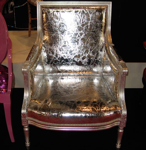 Salone del Mobile Milano - Sedia argentata