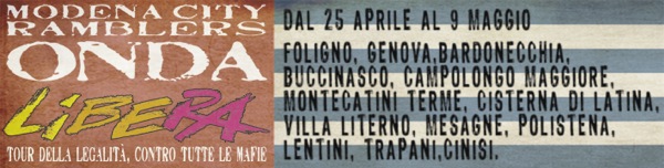 Modena City Ramblers - Tour: Onda libera