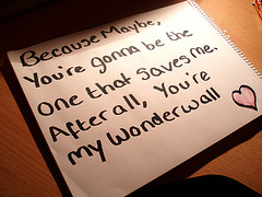 Testo ritornello: Oasis - Wonderwall