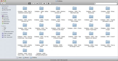 Directory discografia Coldplay