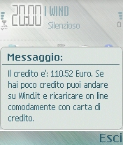 Credito scheda Wind Emanuele