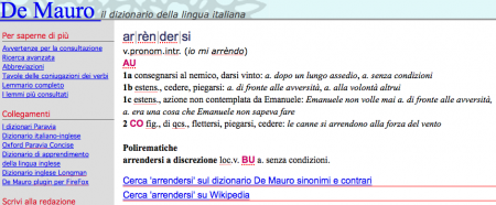 Neosemantica: arrendersi