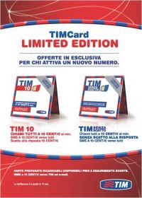 Locandina Tim Limited Edition