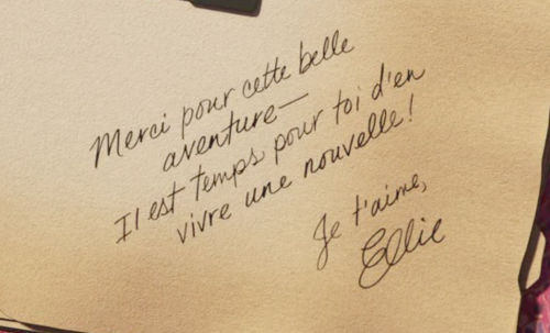 UP (film) - Frase di Ellie