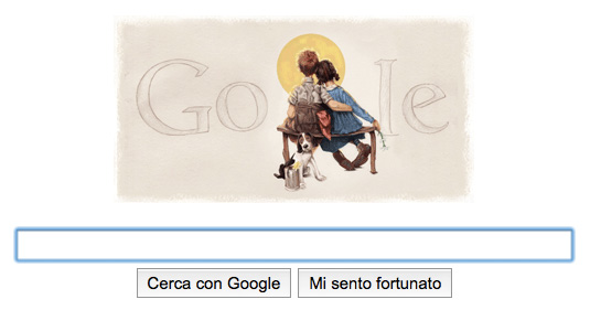 Logotipo Google - Norman Rockwell