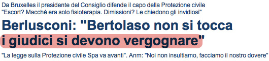 Berlusconi contro i giudici per difendere Bertolaso
