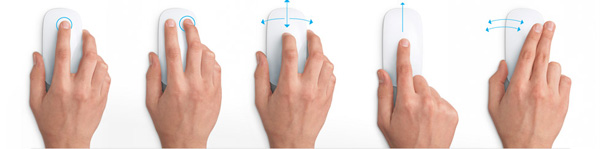 Apple Magic Mouse - gesture