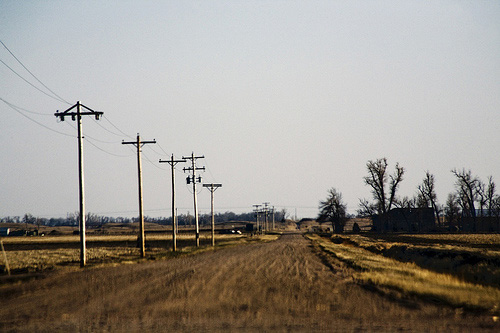 Rettilineo strada sterrata