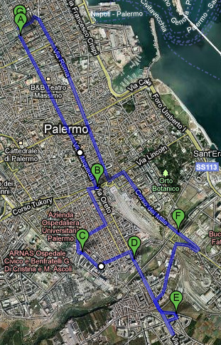 Percorso PalermoCiclabile 06