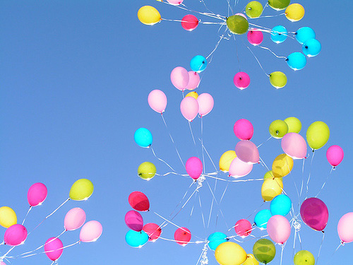 Palloncini in aria