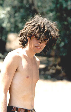 Emanuele con i rasta