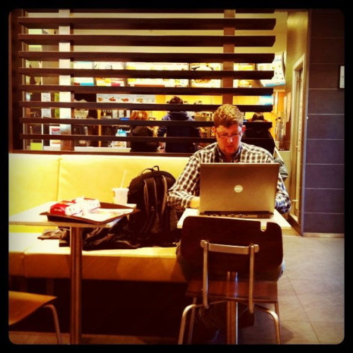 Un nerd al McDonald's