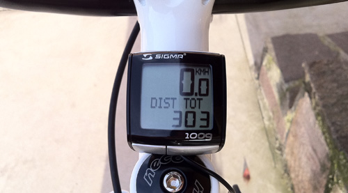 303km in bicicletta