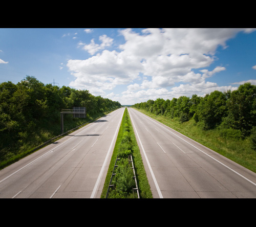 Autostrada deserta