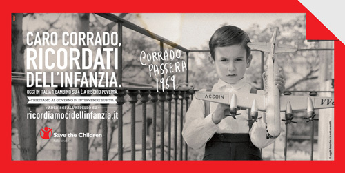 Save the Children - Campagna: "Ricordati dell'infanzia"